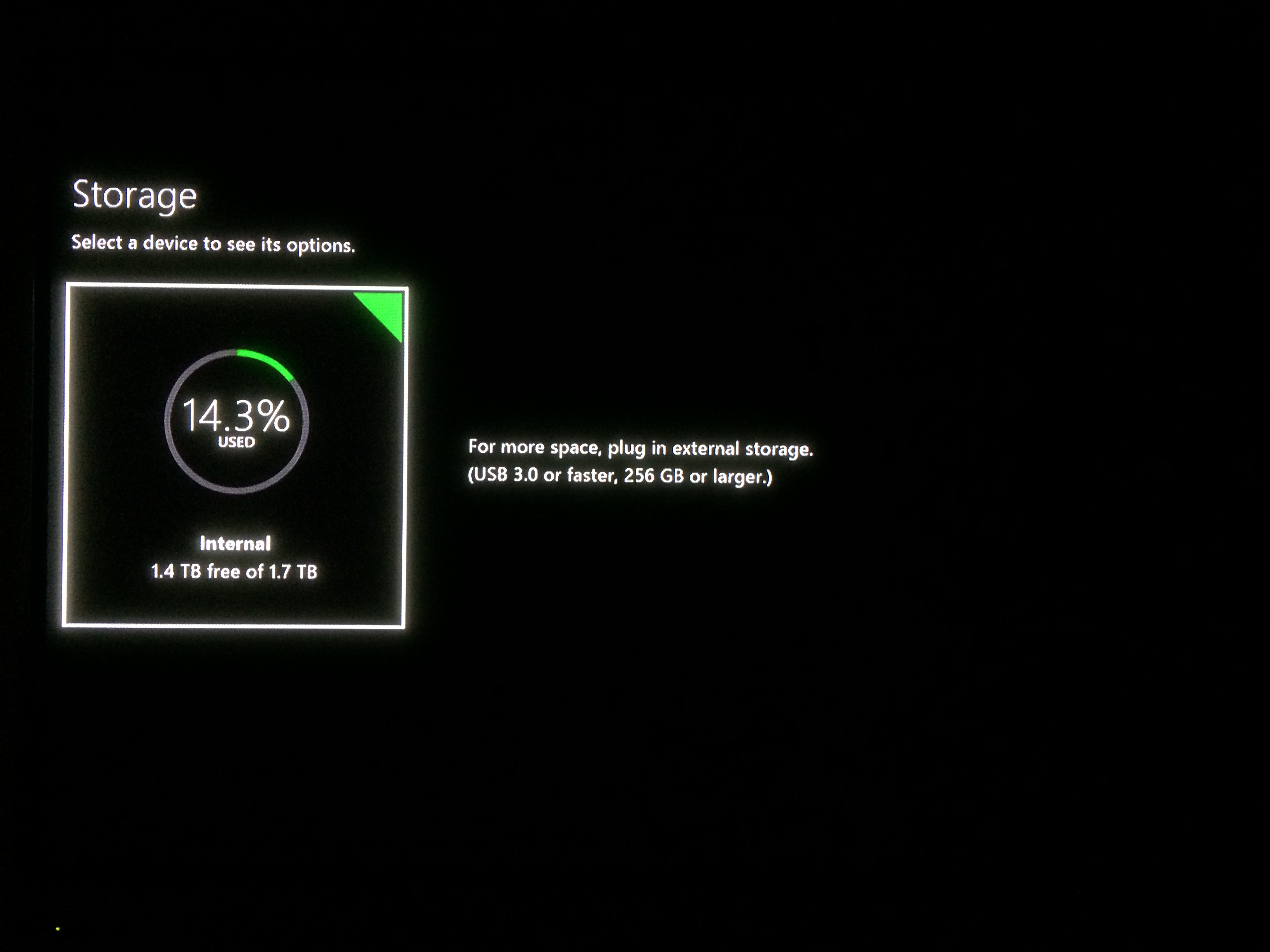 How to get more storage on xbox one